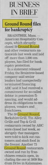 Ground Round - Feb 21 2004 Article (newer photo)